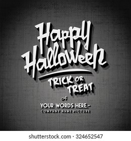 Retro Vintage Cinematic End Credits - Halloween - Vector Background