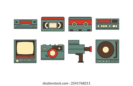 Retro Vintage Classic Gadget Illustration