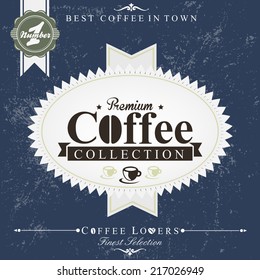 Retro Vintage Coffee Background