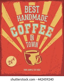 Retro Vintage Coffee Background