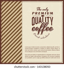 retro vintage coffee background with typography classic union coffee background scene boundary stack sign dark deal luxurious burning letterpress set classical best art traditional quality banner assu