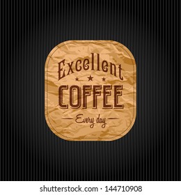 retro vintage coffee background with typography way classic star coffee bar background scene aliment cafe aged performance senior beverages formal fancy cup original cappuccino insert advert mind thin