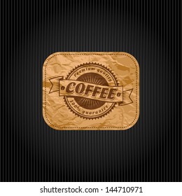 retro vintage coffee background with typography way classical star coffee bar scene nutrient cafe old performance senior drink stylish fancy teacup original cappuccino folder mind contemplating scheme