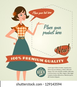 Retro vintage design