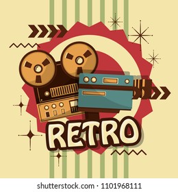 retro vintage devices