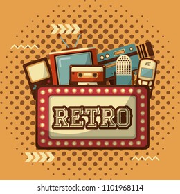 retro vintage devices