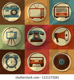 retro vintage devices