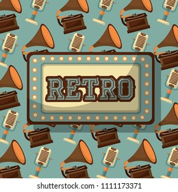 retro vintage devices