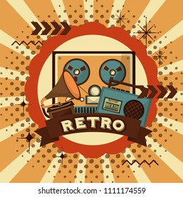 retro vintage devices