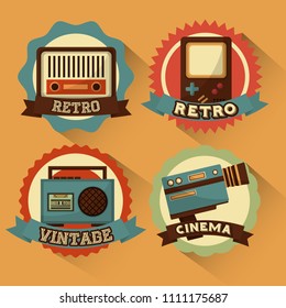 retro vintage devices