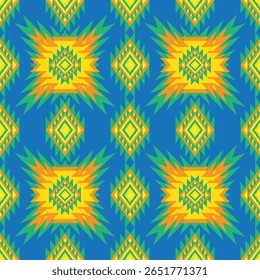 retro vintage ethnic aztec tribal acient pattern seamless background for fashion fabric and textile,2d illustration
