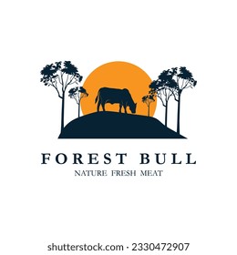 Retro Vintage Farm Cattle Angus Livestock Beef Emblem Label logo design vector. logo for organic beef, livestock, butcher and farm animal logo inspiration