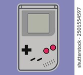 Retro vintage Gameboy Vector design