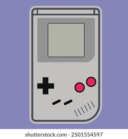 Diseño de Vector retro vintage Gameboy