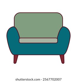 Retro Vintage Home Furniture Element
