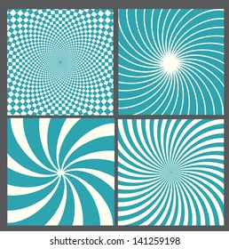 retro vintage hypnotic background.