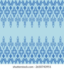 retro vintage ikat ethnic aztec tribal acient pattern seamless background for fashion fabric and textile, 2d illustration