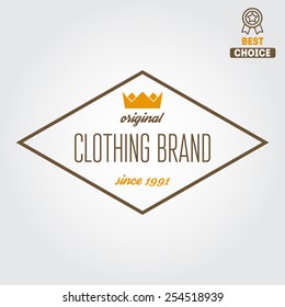 Retro Vintage Insignia, logo 