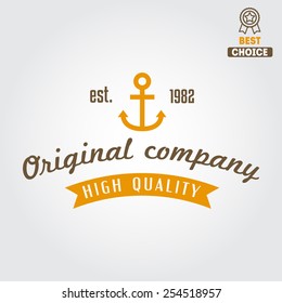 Retro Vintage Insignia, logo 