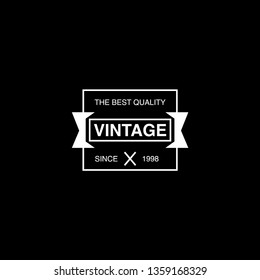 Retro Vintage Insignia, Logotype, Label or Badge Vector design element, business sign template