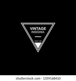 Retro Vintage Insignia, Logotype, Label or Badge Vector design element, business sign template