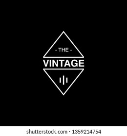 Retro Vintage Insignia, Logotype, Label or Badge Vector design element, business sign template