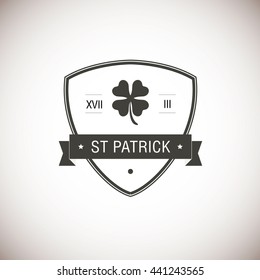 Retro Vintage Insignia or Logotype. Vector illustration.