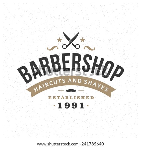Retro Vintage Insignia or Logotype Vector design element, business sign template.