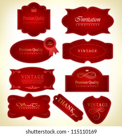 Retro vintage label.