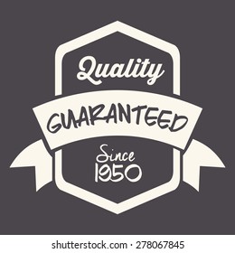 Retro and Vintage label design, vector illustration