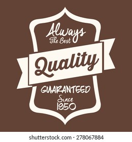 Retro and Vintage label design, vector illustration