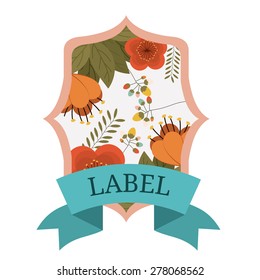 Retro and Vintage label design, vector illustration