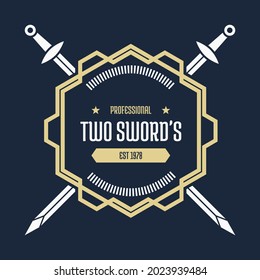 Retro Vintage Logo, logo design template, Retro vintage emblem, Vector illustration, vintage logo