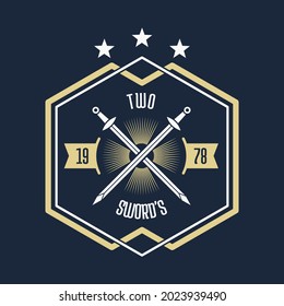 Retro Vintage Logo, logo design template, Retro vintage emblem, Vector illustration, vintage logo