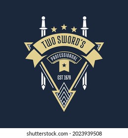 Retro Vintage Logo, logo design template, Retro vintage emblem, Vector illustration, vintage logo