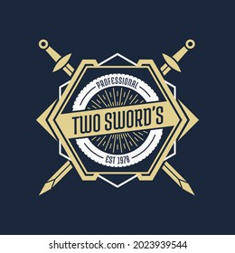 Retro Vintage Logo, logo design template, Retro vintage emblem, Vector illustration, vintage logo