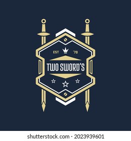 Retro Vintage Logo, logo design template, Retro vintage emblem, Vector illustration, vintage logo
