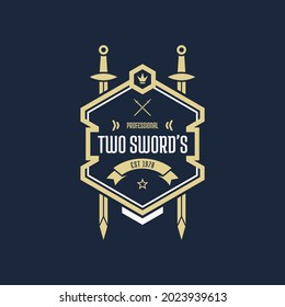 Retro Vintage Logo, logo design template, Retro vintage emblem, Vector illustration, vintage logo