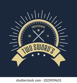 Retro Vintage Logo, logo design template, Retro vintage emblem, Vector illustration, vintage logo
