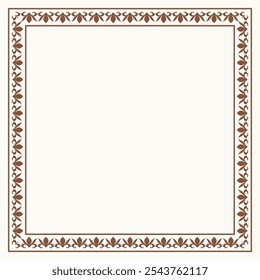Retro vintage logo, engraving with earth tone color curved at the end with an attractive and luxurious ancient style.