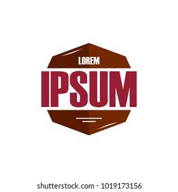 retro vintage logo template. vector illustration