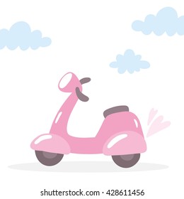retro vintage motor bike