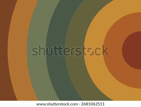 retro vintage multicolor background Round Palette