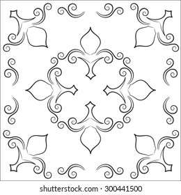 Retro vintage pattern
