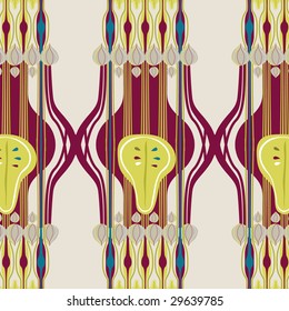 retro vintage pattern wallpaper