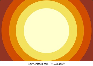 Retro vintage poster background. 70s stripes line style. Vector illustration.