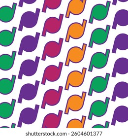 Retro and vintage seamless circle pattern in isolated background. seamless pattern of circles and lines. seamless colorful background
