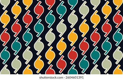 Retro and vintage seamless circle pattern in isolated background. seamless pattern of circles and lines. seamless colorful background
