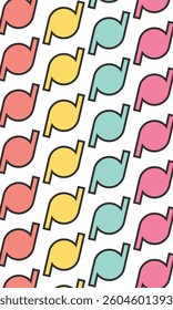 Retro and vintage seamless circle pattern in isolated background. seamless pattern of circles and lines. seamless colorful background