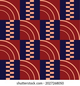 Retro vintage seamless pattern design. Vector eps 10